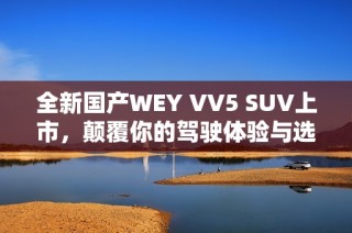全新国产WEY VV5 SUV上市，颠覆你的驾驶体验与选择