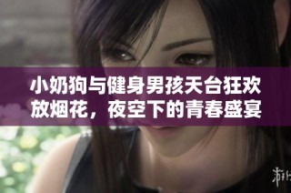 小奶狗与健身男孩天台狂欢放烟花，夜空下的青春盛宴