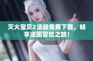 灭火宝贝2法版免费下载，畅享法国冒险之旅！