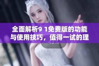 全面解析9 1免费版的功能与使用技巧，值得一试的理由
