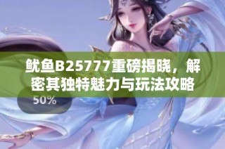 鱿鱼B25777重磅揭晓，解密其独特魅力与玩法攻略