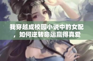 我穿越成校园小说中的女配，如何逆转命运赢得真爱