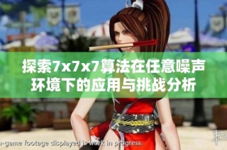探索7x7x7算法在任意噪声环境下的应用与挑战分析