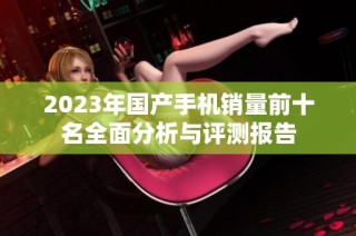 2023年国产手机销量前十名全面分析与评测报告