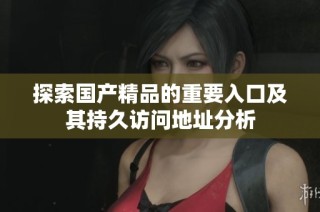 探索国产精品的重要入口及其持久访问地址分析