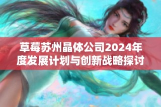 草莓苏州晶体公司2024年度发展计划与创新战略探讨
