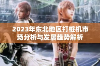 2023年东北地区打桩机市场分析与发展趋势解析