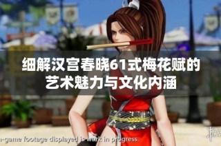 细解汉宫春晓61式梅花赋的艺术魅力与文化内涵