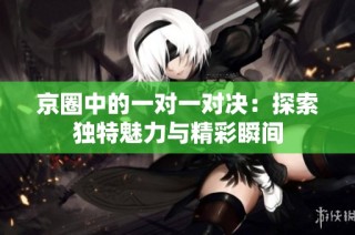 京圈中的一对一对决：探索独特魅力与精彩瞬间