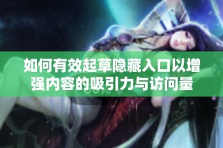 如何有效起草隐藏入口以增强内容的吸引力与访问量