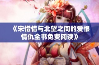 《宋惜惜与北望之间的爱恨情仇全书免费阅读》