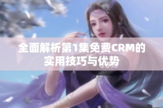 全面解析第1集免费CRM的实用技巧与优势