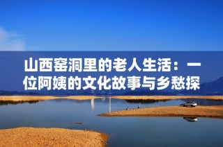 山西窑洞里的老人生活：一位阿姨的文化故事与乡愁探索