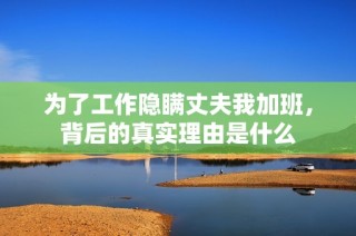 为了工作隐瞒丈夫我加班，背后的真实理由是什么