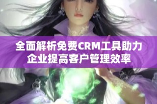 全面解析免费CRM工具助力企业提高客户管理效率