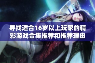 寻找适合16岁以上玩家的精彩游戏合集推荐和推荐理由