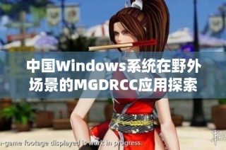 中国Windows系统在野外场景的MGDRCC应用探索与实践