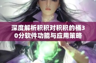 深度解析积积对积积的桶30分软件功能与应用策略