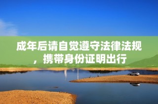 成年后请自觉遵守法律法规，携带身份证明出行