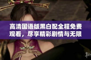 高清国语版黑白配全程免费观看，尽享精彩剧情与无限魅力