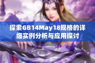 探索GB14May18规格的详细实例分析与应用探讨