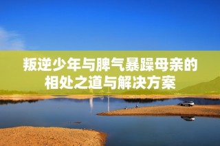 叛逆少年与脾气暴躁母亲的相处之道与解决方案