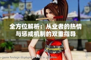 全方位解析：从业者的热情与惩戒机制的双重指导