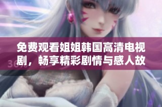 免费观看姐姐韩国高清电视剧，畅享精彩剧情与感人故事