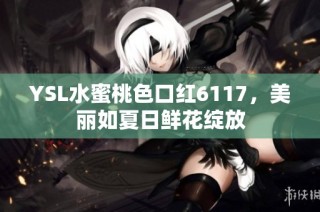 YSL水蜜桃色口红6117，美丽如夏日鲜花绽放
