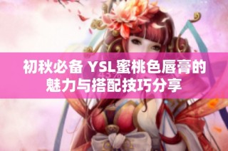 初秋必备 YSL蜜桃色唇膏的魅力与搭配技巧分享