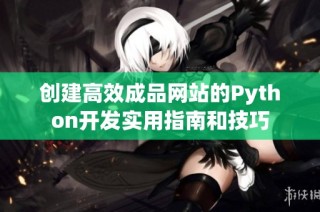创建高效成品网站的Python开发实用指南和技巧