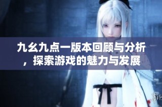 九幺九点一版本回顾与分析，探索游戏的魅力与发展