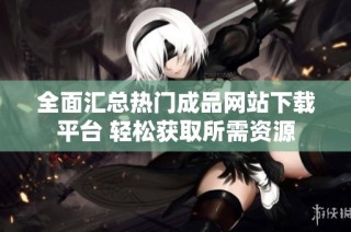 全面汇总热门成品网站下载平台 轻松获取所需资源