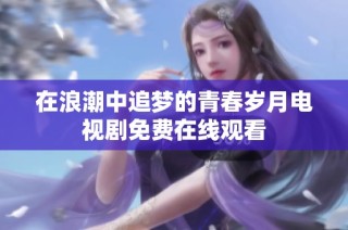 在浪潮中追梦的青春岁月电视剧免费在线观看