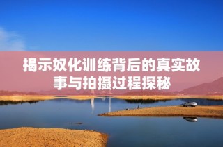 揭示奴化训练背后的真实故事与拍摄过程探秘