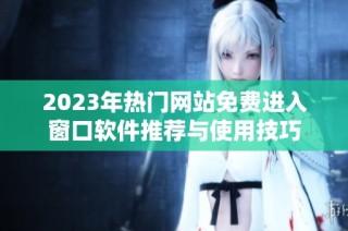 2023年热门网站免费进入窗口软件推荐与使用技巧