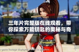 三年片完整版在线观看，带你探索万能钥匙的奥秘与奇幻之旅
