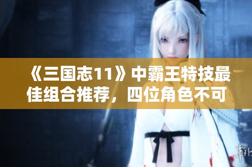 《三国志11》中霸王特技最佳组合推荐，四位角色不可错过！