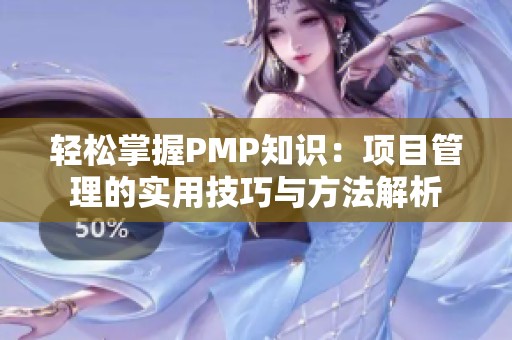 轻松掌握PMP知识：项目管理的实用技巧与方法解析