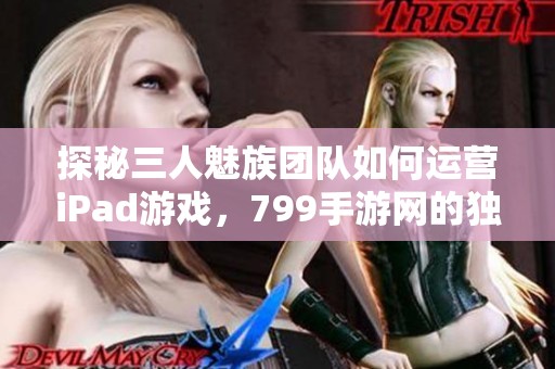 探秘三人魅族团队如何运营iPad游戏，799手游网的独特之道