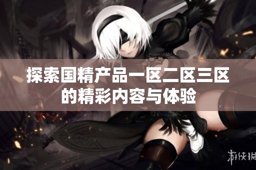 探索国精产品一区二区三区的精彩内容与体验