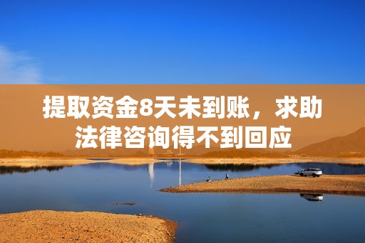 提取资金8天未到账，求助法律咨询得不到回应