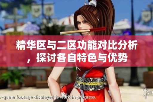 精华区与二区功能对比分析，探讨各自特色与优势