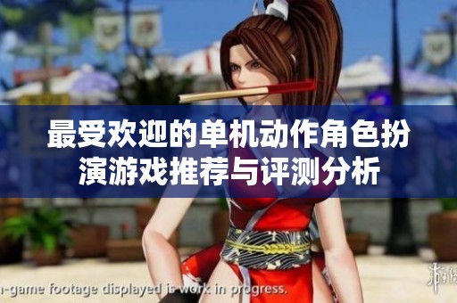 最受欢迎的单机动作角色扮演游戏推荐与评测分析