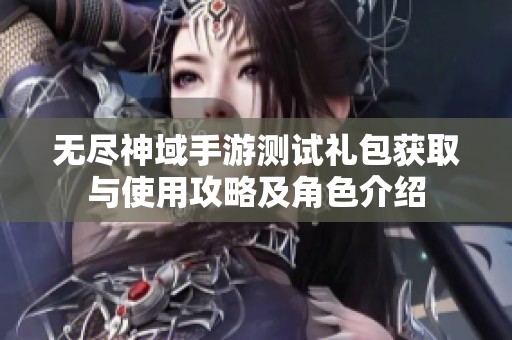 无尽神域手游测试礼包获取与使用攻略及角色介绍