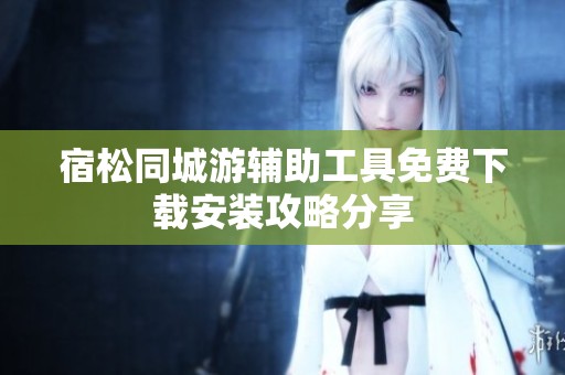 宿松同城游辅助工具免费下载安装攻略分享