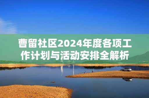 曹留社区2024年度各项工作计划与活动安排全解析