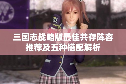 三国志战略版最佳共存阵容推荐及五种搭配解析