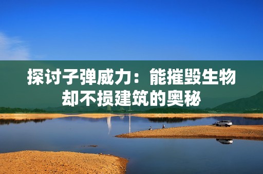 探讨子弹威力：能摧毁生物却不损建筑的奥秘