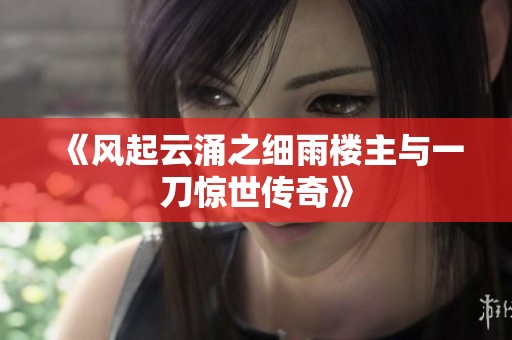 《风起云涌之细雨楼主与一刀惊世传奇》